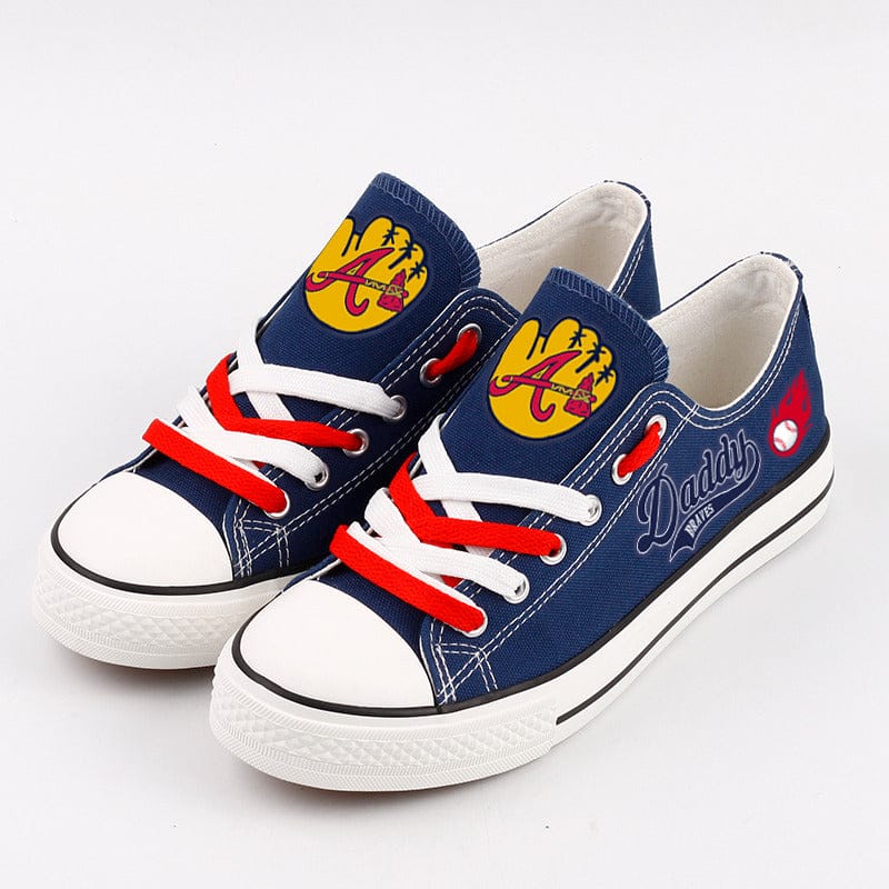 Atlanta Braves Limited Print Low Top Canvas Shoes Sport Sneakers For Men Women Fans - Image 5