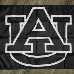 Auburn Tigers Logo Flag 3x5 ft Black Sports Banner Man-Cave Garage