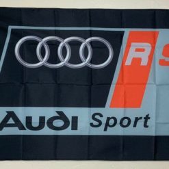 Audi Sport RS Flag 3X5 Ft Polyester Banner USA 90x150cm