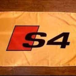 Audi Sport S4 Yellow Flag 3X5 Ft Polyester Banner USA 90x150cm'