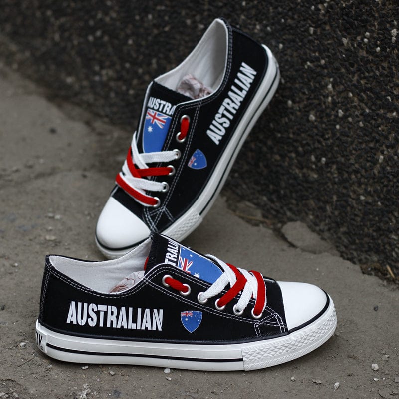 Australian Canvas Sneakers Shoes For Men Women Fans