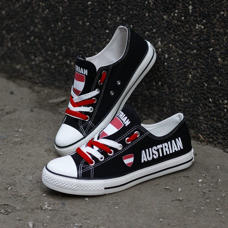 Austrian Canvas Sneakers Shoes For Men Women Fans