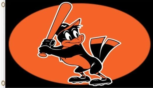 Baltimore Orioles Baseball Club flag 3X5Ft Banner USA Polyester with Brass Grommets - 19