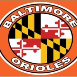 Baltimore Orioles Baseball Club flag 3X5Ft Banner USA Polyester with Brass Grommets - 21