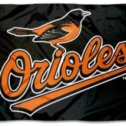 Baltimore Orioles Black flag 3X5Ft Banner USA Polyester with Brass Grommets