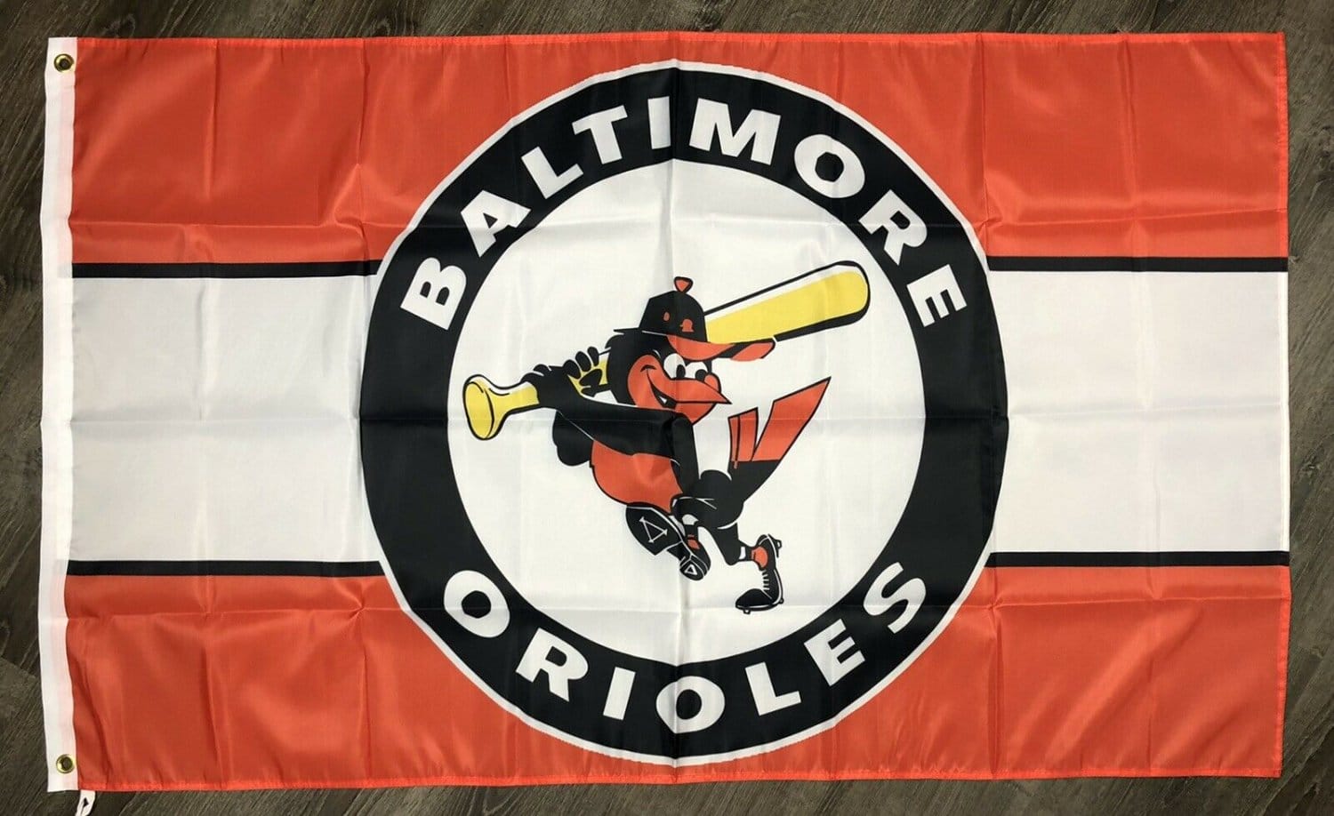 Baltimore Orioles Retro Style Logo Flag 3x5 ft Sports Banner Man-Cave Garage