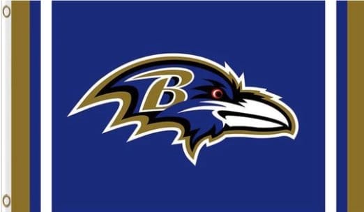 Baltimore Ravens Flag 3X5 Ft Polyester Banner USA 90x150cm
