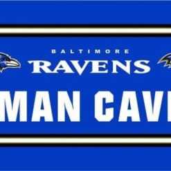 Baltimore Ravens Man Cave Flag 3X5 Ft Polyester Banner USA 90x150cm