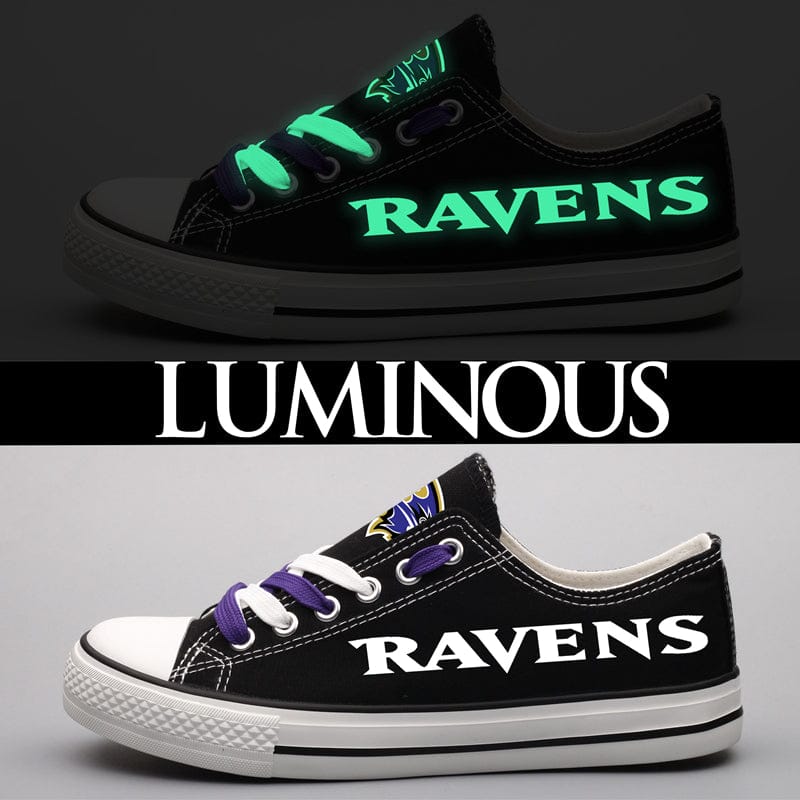 Baltimore Ravens Low Top Canvas Sport Sneakers Shoes For Men Women Fans - Image 6