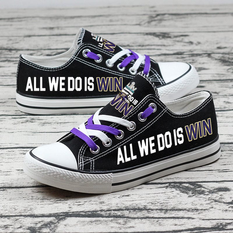 Baltimore Ravens Low Top Canvas Sport Sneakers Shoes For Men Women Fans - Image 6