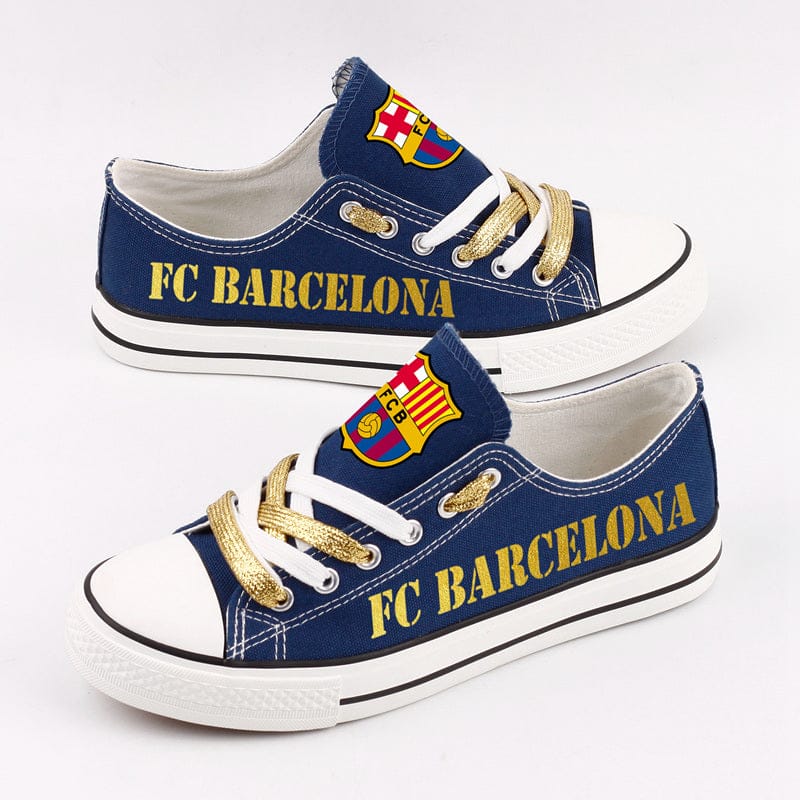 Barcelona Low Top Canvas Sport Sneakers Shoes For Men Women Fans - Image 3