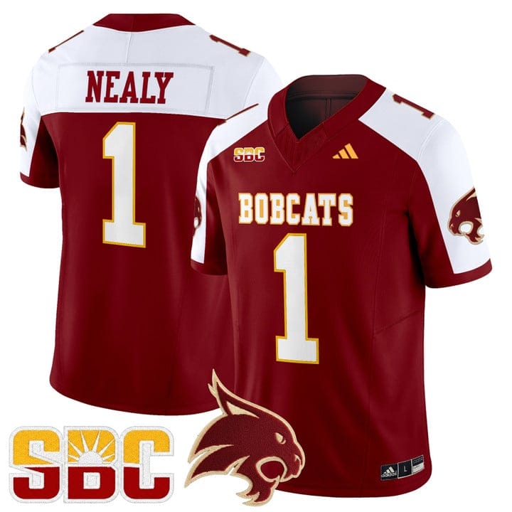 Barrick Nealy Jersey #1 Texas State Bobcats 2025 Limited Stitched - Image 3
