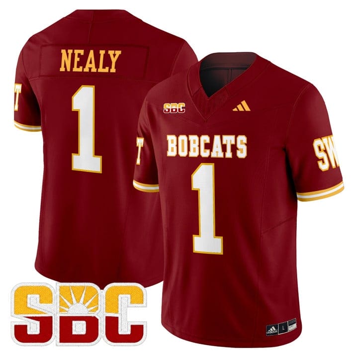 Barrick Nealy Jersey #1 Texas State Bobcats 2025 Limited Stitched - Image 4