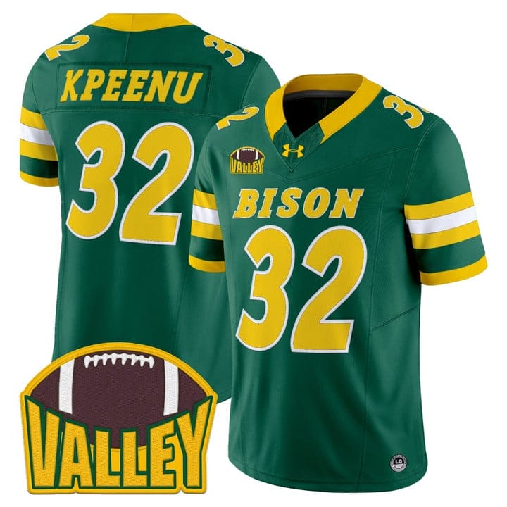 Barry Kpeenu Jersey #32 North Dakota State Bison 2025 Limited Stitched - Image 5