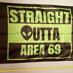 Beer Flag 69 Flag Straight Outta Area 69 Beer Funny USA Sign 3x5'