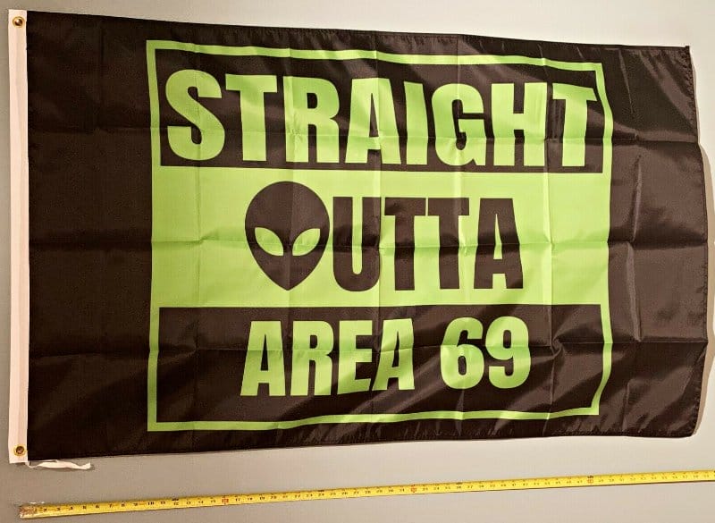 Beer Flag 69 Flag Straight Outta Area 69 Beer Funny USA Sign 3x5'