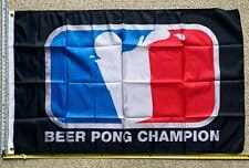 Beer Flag Beer Champ RB Cup Busch Bud Twisted Claw Sign Poster 3x5