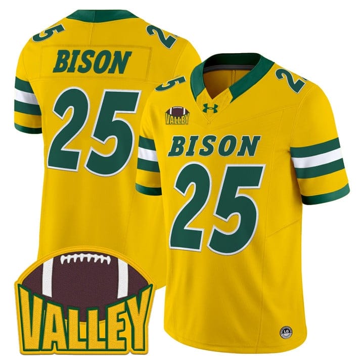 Bison Jersey #25 North Dakota State Bison 2025 Limited Stitched - Image 3