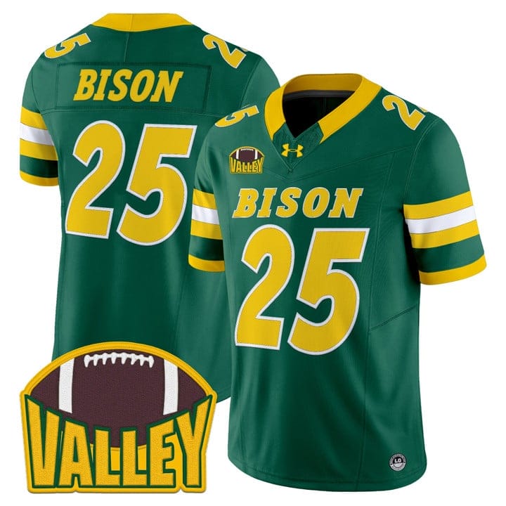 Bison Jersey #25 North Dakota State Bison 2025 Limited Stitched - Image 5
