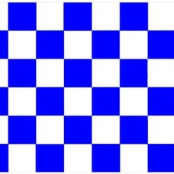 Blackburn Rovers Check Flag 3x5ft Banner polyester