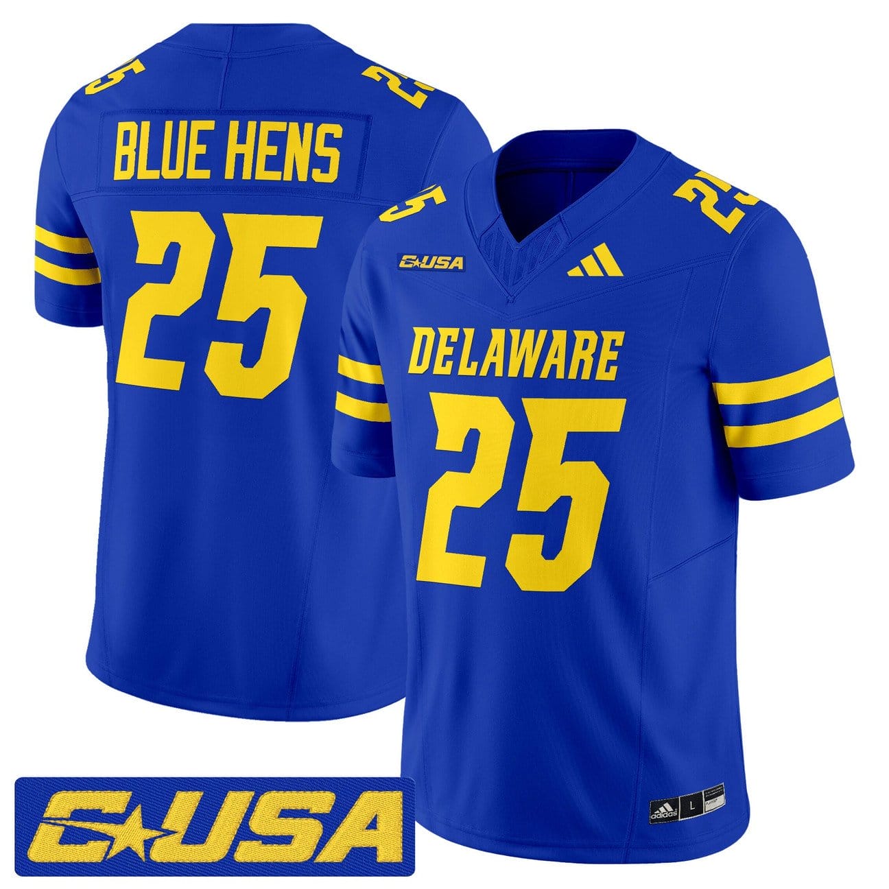 Blue Hens Jersey #25 Delaware Blue Hens 2025 Vapor Limited Stitched - Image 4
