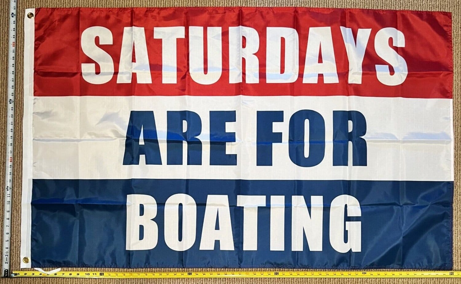 Boating Flag Sports Man Cave College Dorm Room Poster Sign USA 3x5ft