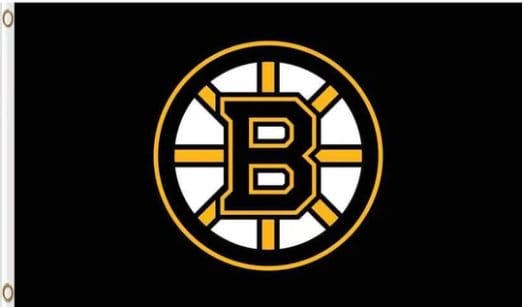 Boston Bruins Custom Black Flag 3X5Ft Polyester Digital Print Banner USA