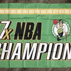 Boston Celtics Championship Flag 3x5 ft Green Sports Banner Man-Cave Garage