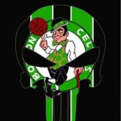 Boston Celtics Skull Flag 3X5Ft Polyester Banner USA Digital Printing