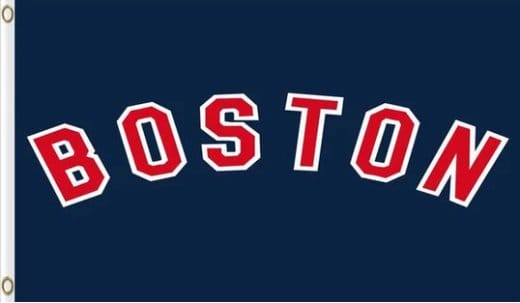 Boston Red Sox flag 3X5Ft Banner USA Polyester with Brass Grommets - 2