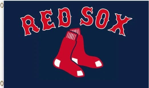 Boston Red Sox flag 3X5Ft Banner USA Polyester with Brass Grommets - 8