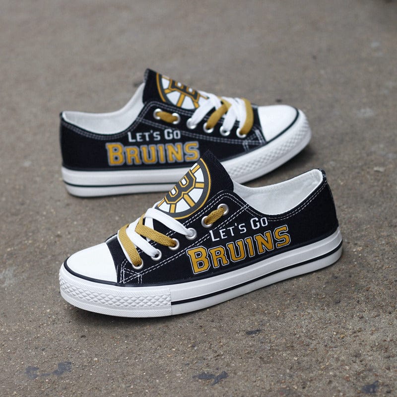 Boston Bruins Low Top Canvas Sport Sneakers Shoes For Men Women Fans - Image 6