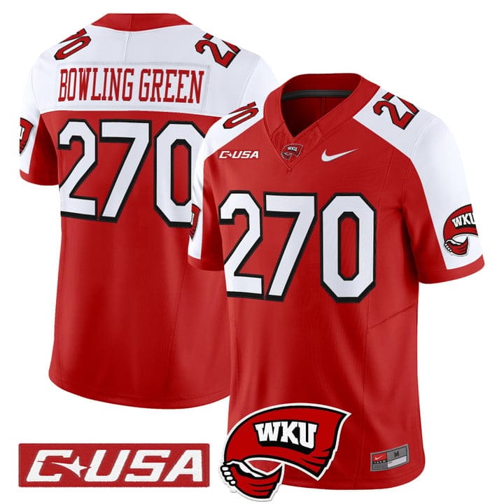 Bowling Green Jersey #270 Western Kentucky Hilltoppers 2025 Stitched - Image 4