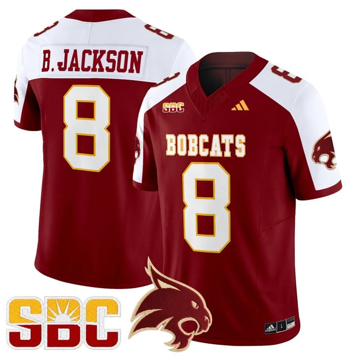 Brad Jackson Jersey #8 Texas State Bobcats 2025 Limited Stitched - Image 3