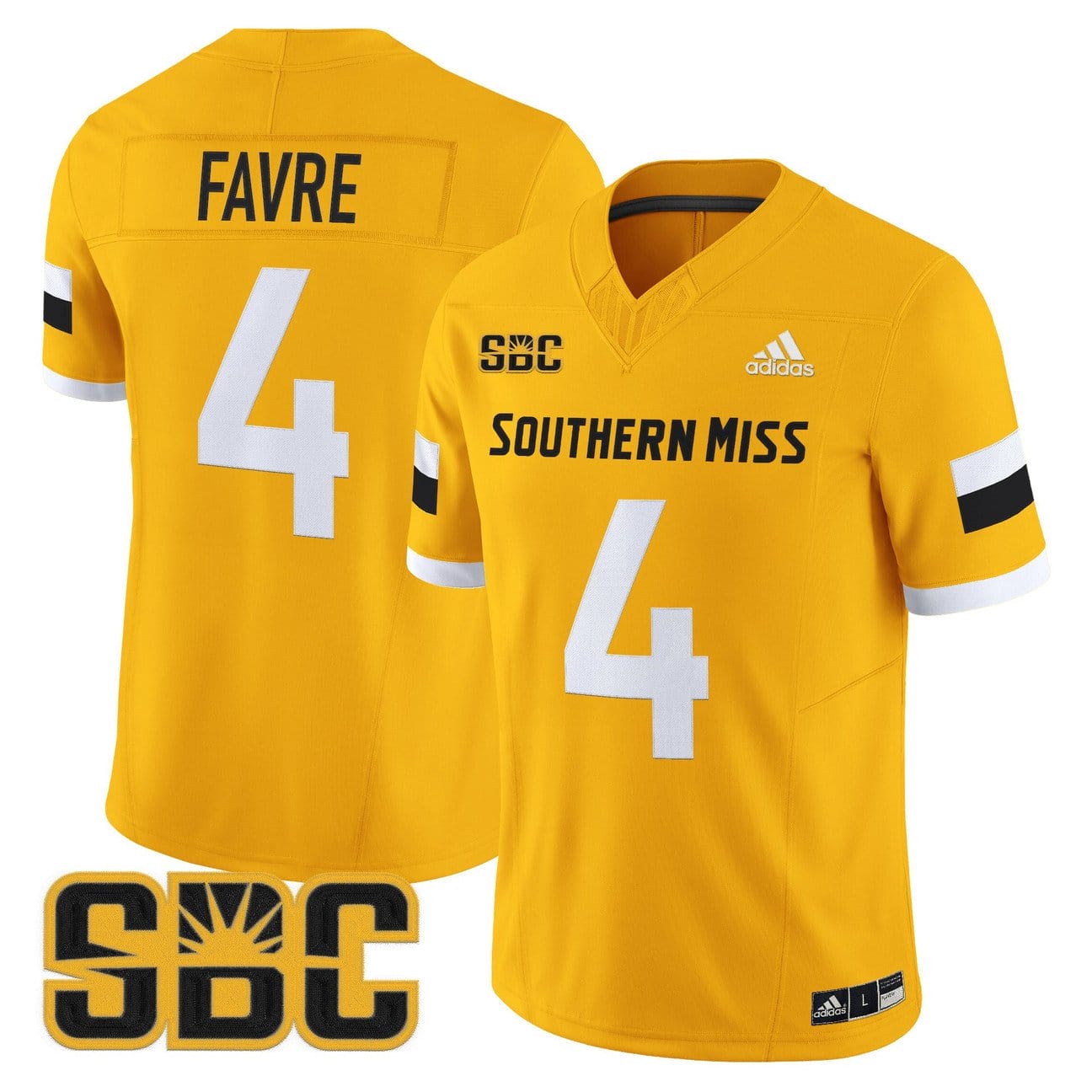 Brett Favre Jersey #4 Southern Miss Golden Eagles 2025 Vapor Limited Stitched - Image 4