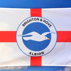 Brighton Football Club Flag Red White 3x5ft Banner polyester