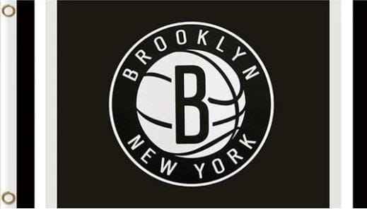 Brooklyn Nets US Sport Black Flag 3X5Ft Polyester Banner USA Digital Print