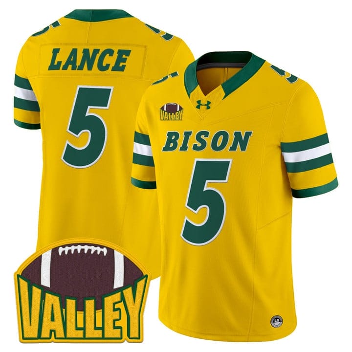 Bryce Lance Jersey #5 North Dakota State Bison 2025 Limited Stitched - Image 3