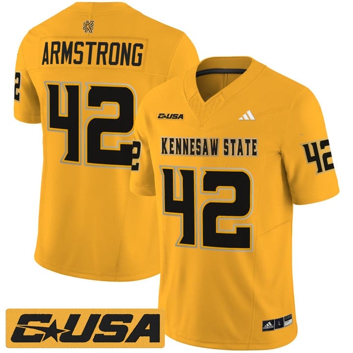 Bryson Armstrong Jersey #42 Kennesaw State Owls 2025 Vapor Stitched - Image 5