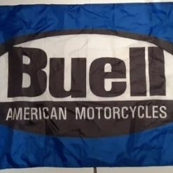 Buell Motorcycles American Blue Flag 3X5 Ft Polyester Banner USA 90x150cm