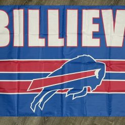 Buffalo Bills Billieve Flag 3x5 ft Blue Sports Banner Man-Cave Garage