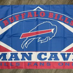 Buffalo Bills Man-Cave Flag 3x5 ft Football Sports Banner Garage Bar Pub New