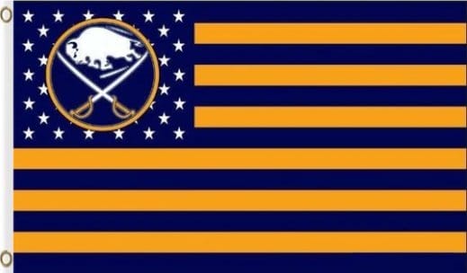 Buffalo Sabres Star Flag 3X5Ft Polyester Digital Print Banner USA