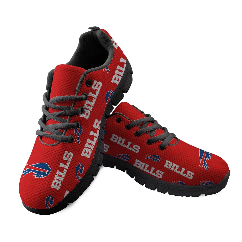 Buffalo Bills Blue Team Name NLF Sneaker Shoes For Men Women Fans - Image 7