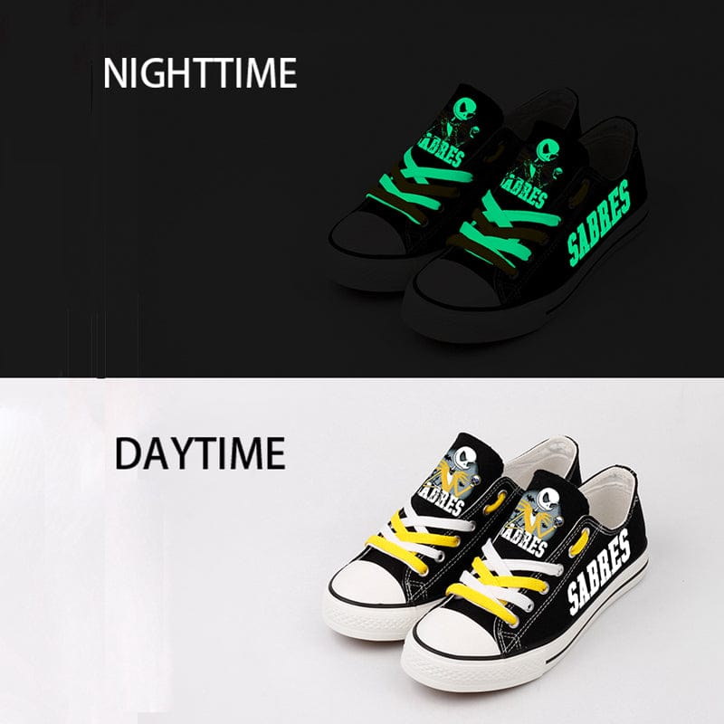 Alternative view of Buffalo Sabres  Low Top Canvas Sport Sneakers Shoes For Men Women Fans