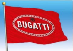 Bugatti Car Automotive Red Flag 3X5 Ft Polyester Banner USA 90x150cm