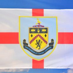 Burnley F.C. Football Club Flag Red White 3x5ft Banner polyester