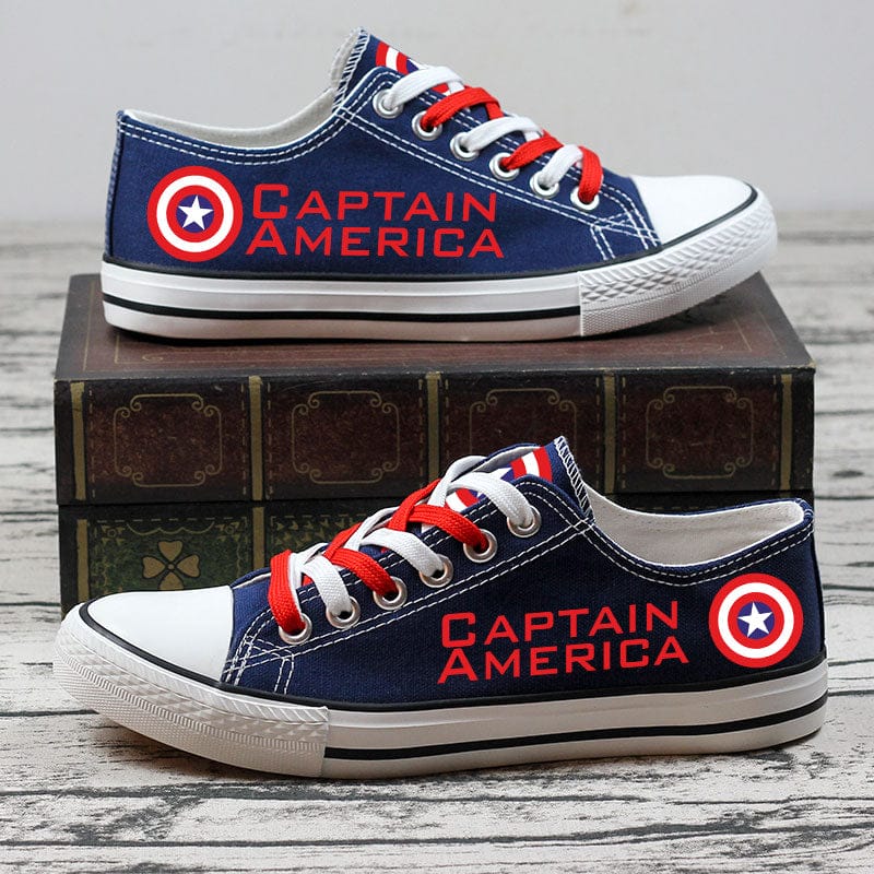 Captain-America Sport Sneakers Shoes For Men Women Fans