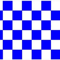 Cardiff City Check Flag 3x5ft Banner Polyester