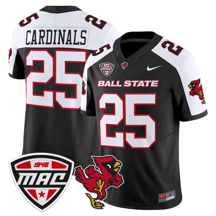 Cardinals Jersey #25 Ball State Cardinals 2025 Limited Stitched - Image 3